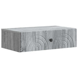 vidaXL Wandgemonteerde Zijtafel Wit 59 x 34,5 x 17 cm Bewerkt hout