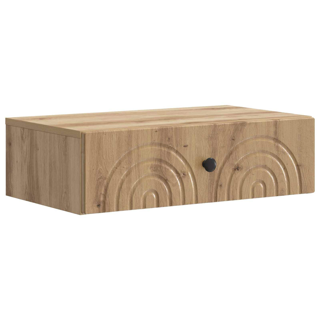 vidaXL Wandgemonteerde Zijtafel Wit 59 x 34,5 x 17 cm Bewerkt hout