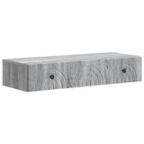 vidaXL Wandgemonteerde Zijtafel Wit 59 x 34,5 x 17 cm Bewerkt hout