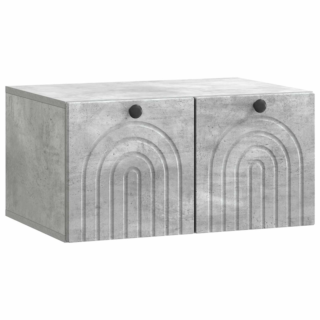 vidaXL Wandmontage TV-kast Zwart 59,5 x 41 x 30 cm Bewerkt hout