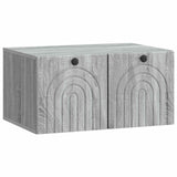 vidaXL Wandmontage TV-kast Zwart 59,5 x 41 x 30 cm Bewerkt hout