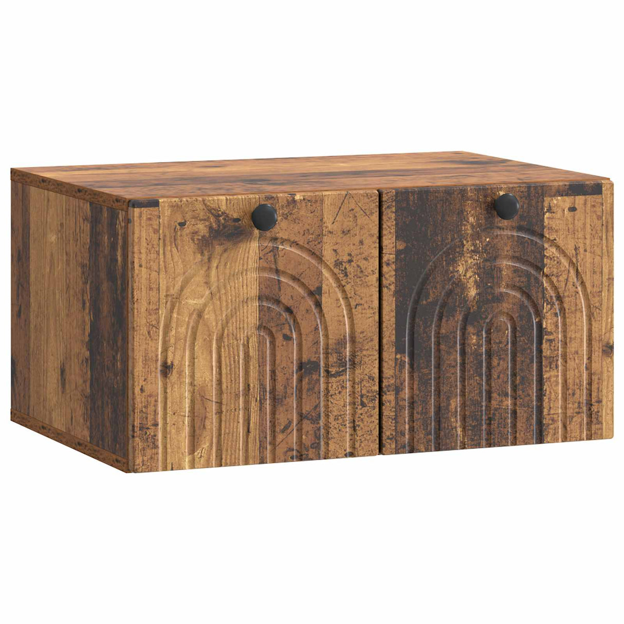 vidaXL Wandmontage TV-kast Zwart 59,5 x 41 x 30 cm Bewerkt hout