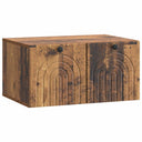 vidaXL Wandmontage TV-kast Zwart 59,5 x 41 x 30 cm Bewerkt hout