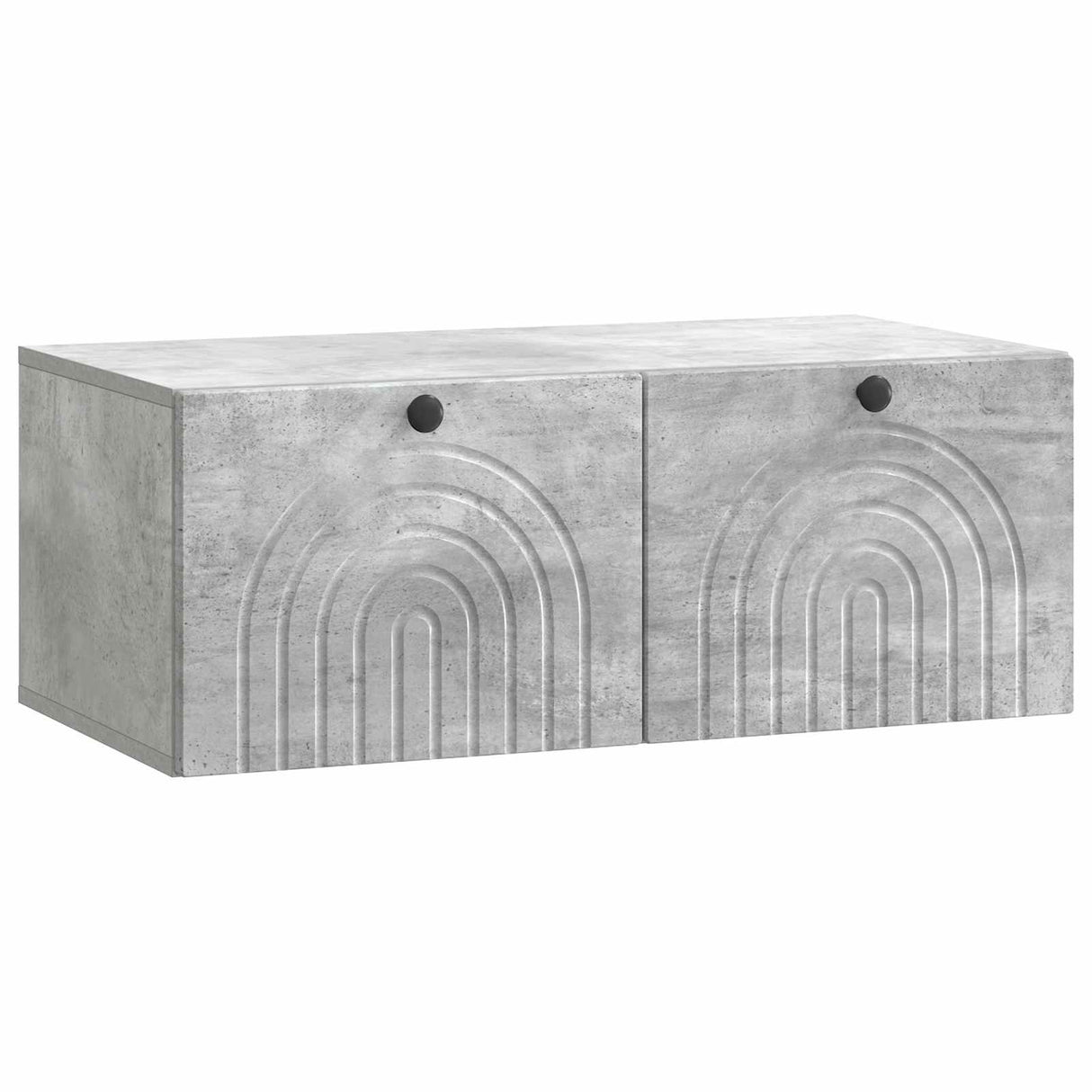 vidaXL Wandmontage TV-kast Zwart 59,5 x 41 x 30 cm Bewerkt hout