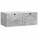 vidaXL Wandmontage TV-kast Zwart 59,5 x 41 x 30 cm Bewerkt hout