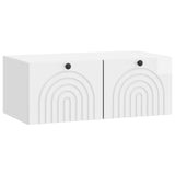 vidaXL Wandmontage TV-kast Zwart 59,5 x 41 x 30 cm Bewerkt hout