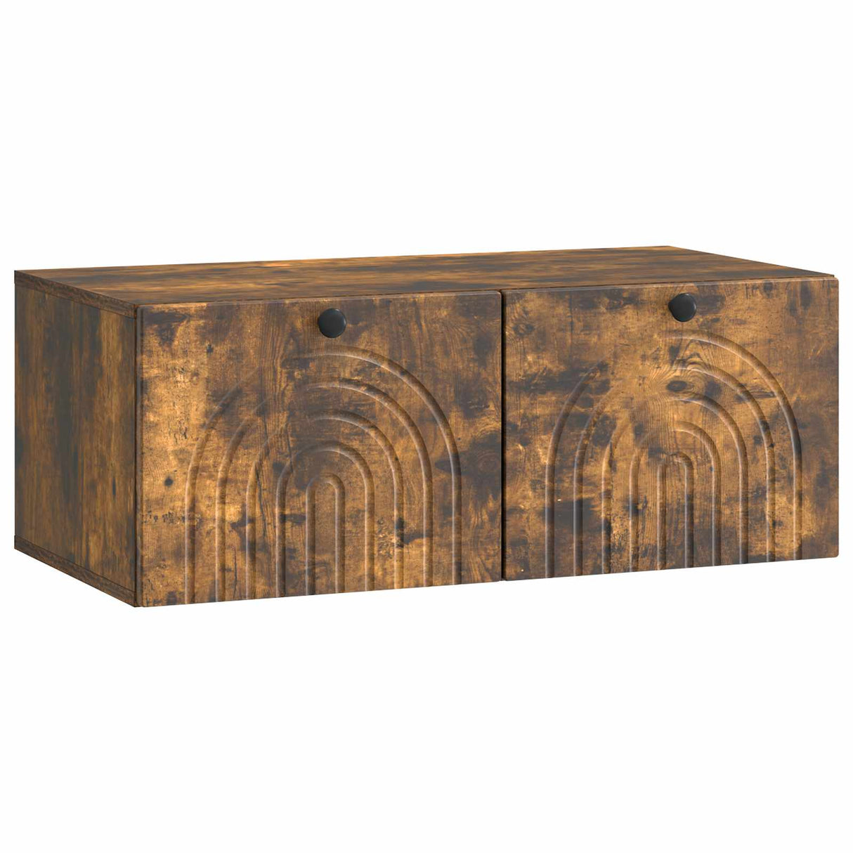 vidaXL Wandmontage TV-kast Zwart 59,5 x 41 x 30 cm Bewerkt hout