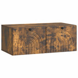vidaXL Wandmontage TV-kast Zwart 59,5 x 41 x 30 cm Bewerkt hout