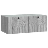 vidaXL Wandmontage TV-kast Zwart 59,5 x 41 x 30 cm Bewerkt hout