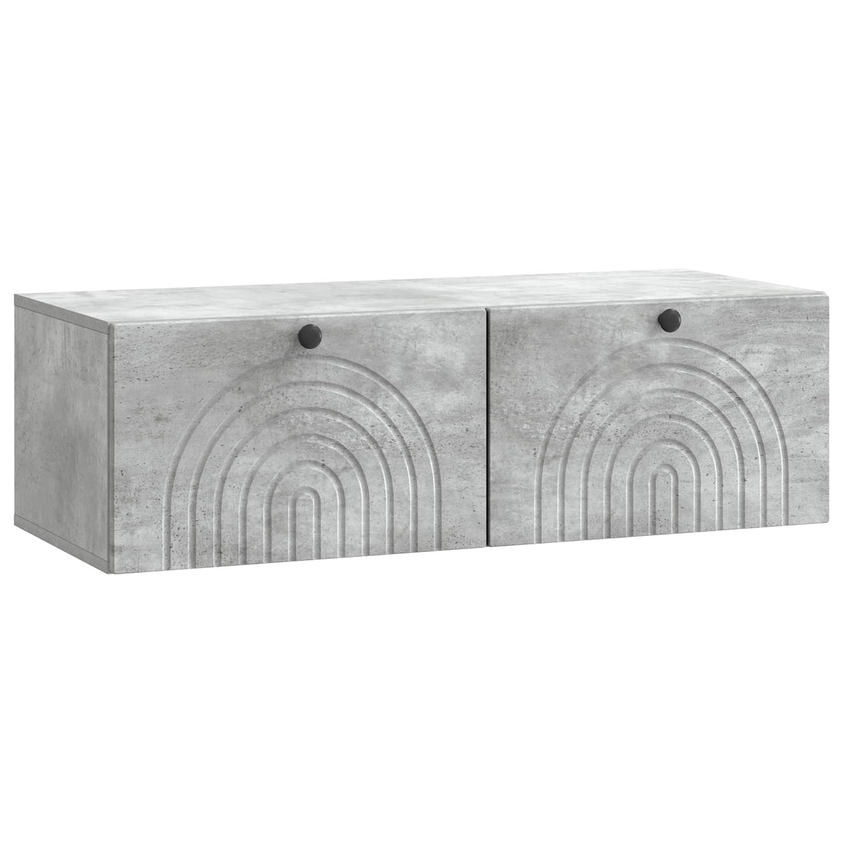 vidaXL Wandmontage TV-kast Zwart 59,5 x 41 x 30 cm Bewerkt hout