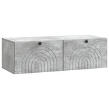 vidaXL Wandmontage TV-kast Zwart 59,5 x 41 x 30 cm Bewerkt hout