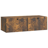 vidaXL Wandmontage TV-kast Zwart 59,5 x 41 x 30 cm Bewerkt hout