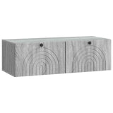 vidaXL Wandmontage TV-kast Zwart 59,5 x 41 x 30 cm Bewerkt hout