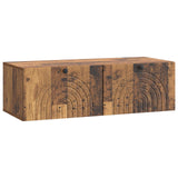 vidaXL Wandmontage TV-kast Zwart 59,5 x 41 x 30 cm Bewerkt hout