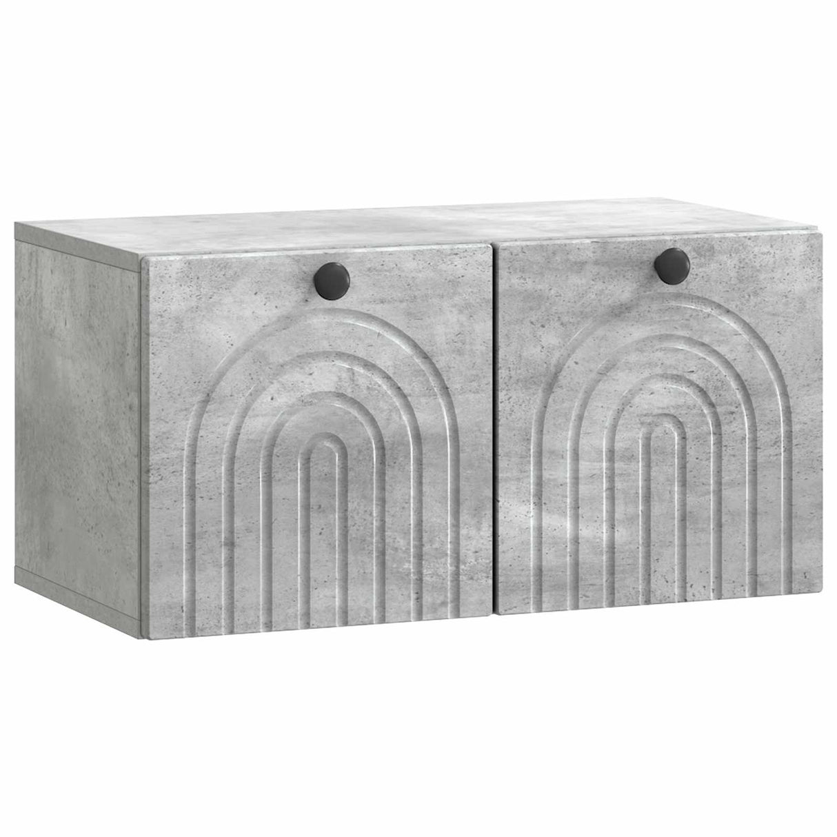 vidaXL Wandmontage TV-kast Zwart 59,5 x 41 x 30 cm Bewerkt hout