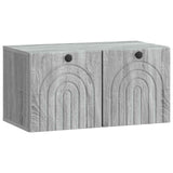 vidaXL Wandmontage TV-kast Zwart 59,5 x 41 x 30 cm Bewerkt hout