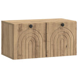 vidaXL Wandmontage TV-kast Zwart 59,5 x 41 x 30 cm Bewerkt hout