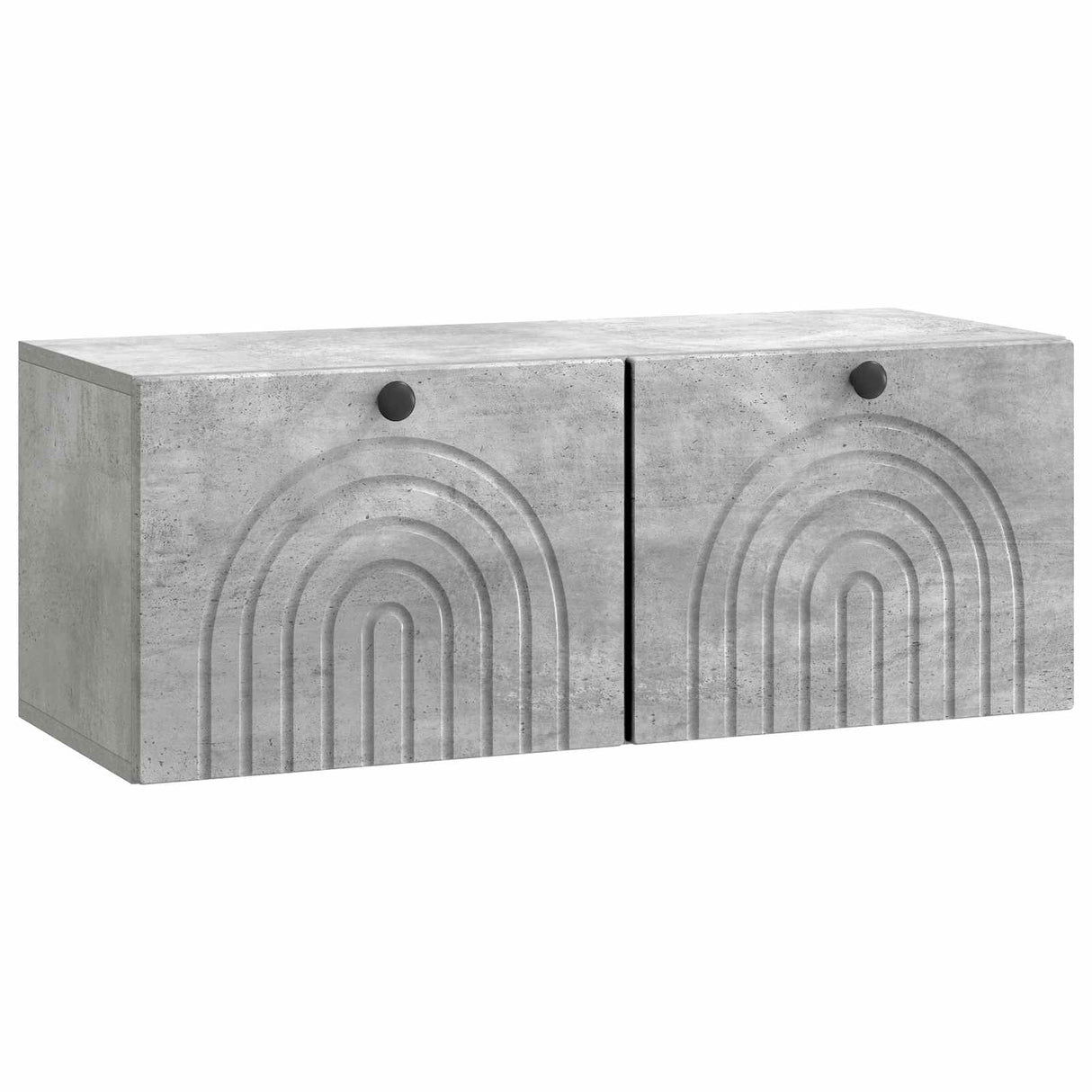 vidaXL Wandmontage TV-kast Zwart 59,5 x 41 x 30 cm Bewerkt hout