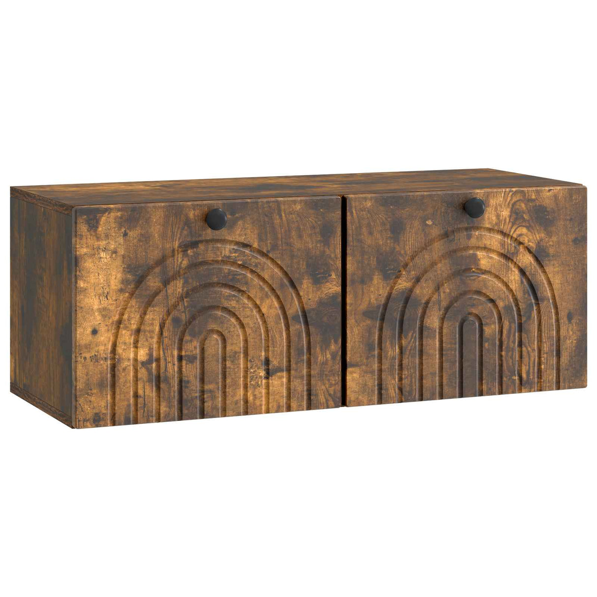 vidaXL Wandmontage TV-kast Zwart 59,5 x 41 x 30 cm Bewerkt hout