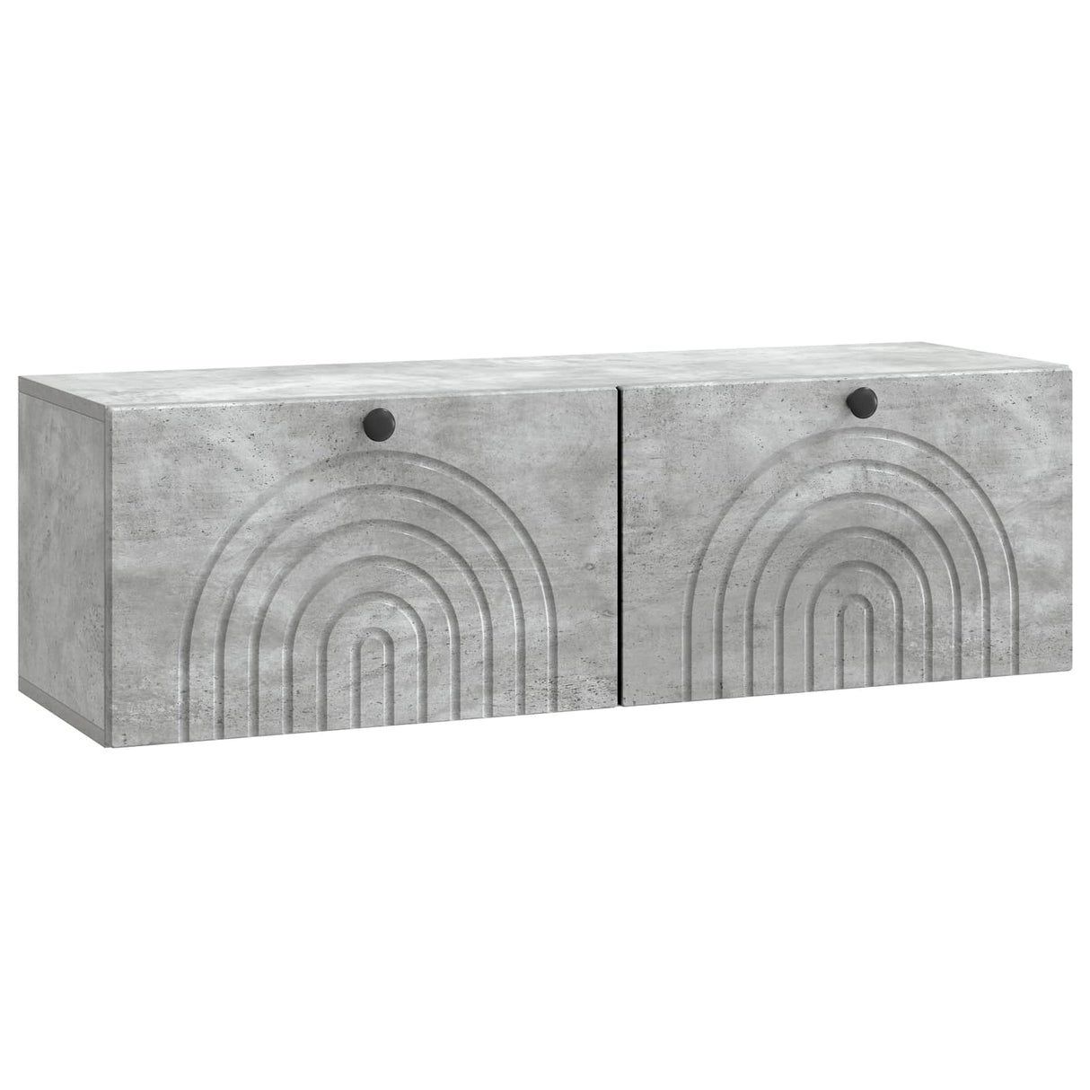 vidaXL Wandmontage TV-kast Zwart 59,5 x 41 x 30 cm Bewerkt hout