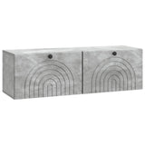 vidaXL Wandmontage TV-kast Zwart 59,5 x 41 x 30 cm Bewerkt hout