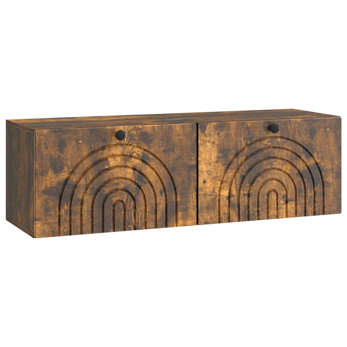 vidaXL Wandmontage TV-kast Zwart 59,5 x 41 x 30 cm Bewerkt hout