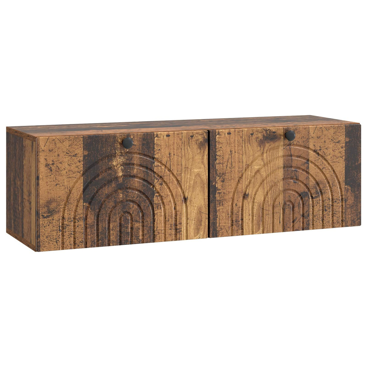 vidaXL Wandmontage TV-kast Zwart 59,5 x 41 x 30 cm Bewerkt hout