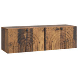 vidaXL Wandmontage TV-kast Zwart 59,5 x 41 x 30 cm Bewerkt hout