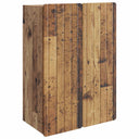 vidaXL Wandkast Wit 66 x 34,5 x 92 cm Bewerkt hout