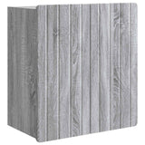 vidaXL Wandkast Wit 66 x 34,5 x 92 cm Bewerkt hout