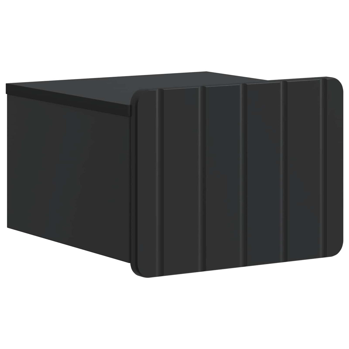 vidaXL Muurbevestigde Nachttafel met lade 2 pcs Wit 33 x 34,5 x 24 cm