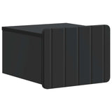 vidaXL Muurbevestigde Nachttafel met lade 2 pcs Wit 33 x 34,5 x 24 cm