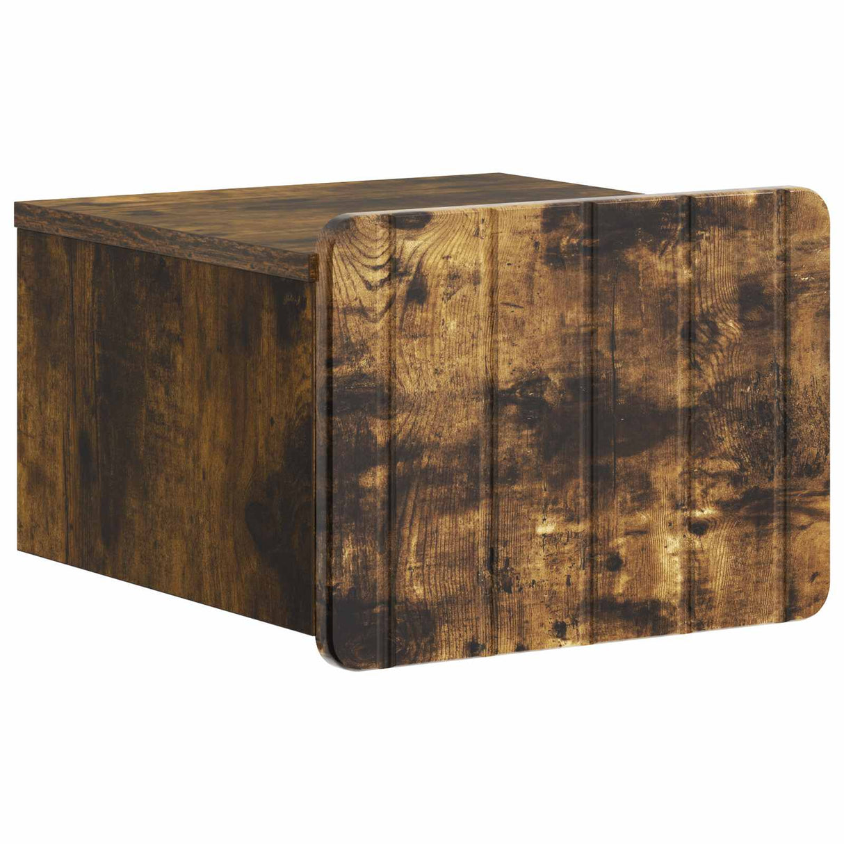 vidaXL Muurbevestigde Nachttafel met lade 2 pcs Wit 33 x 34,5 x 24 cm