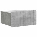 vidaXL Muurbevestigde Nachttafel met lade 2 pcs Wit 49 x 34,5 x 24 cm