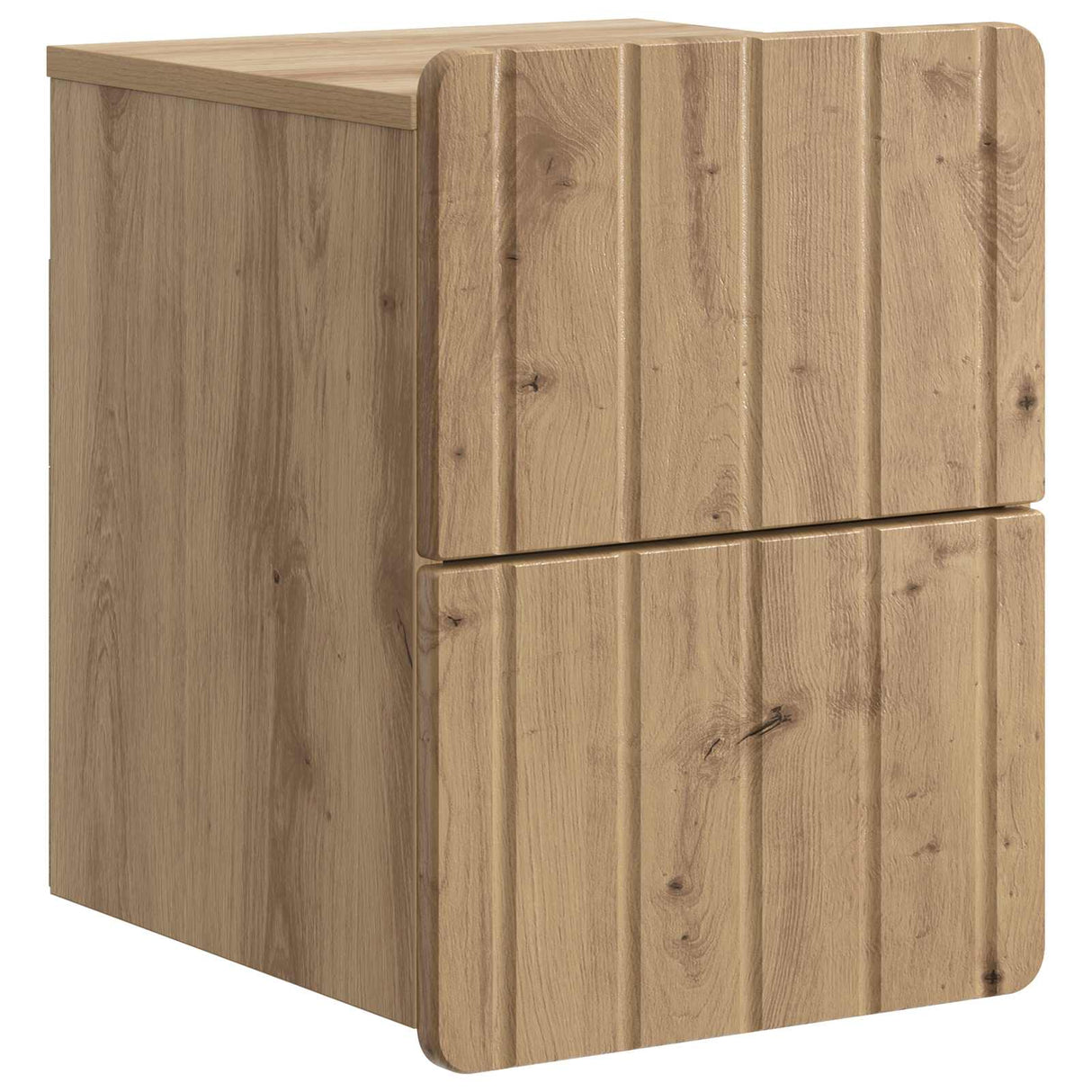 vidaXL Wall-Mounted Nightstand with Drawer 2 pcs White 33 x 34.5 x 43 cm