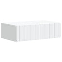 vidaXL Wall-Mounted Side Table White 59 x 34.5 x 17 cm Engineered Wood