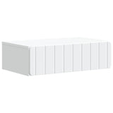 vidaXL Wall-Mounted Side Table White 59 x 34.5 x 17 cm Engineered Wood