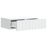 vidaXL Wall-Mounted Side Table White 59 x 34.5 x 17 cm Engineered Wood