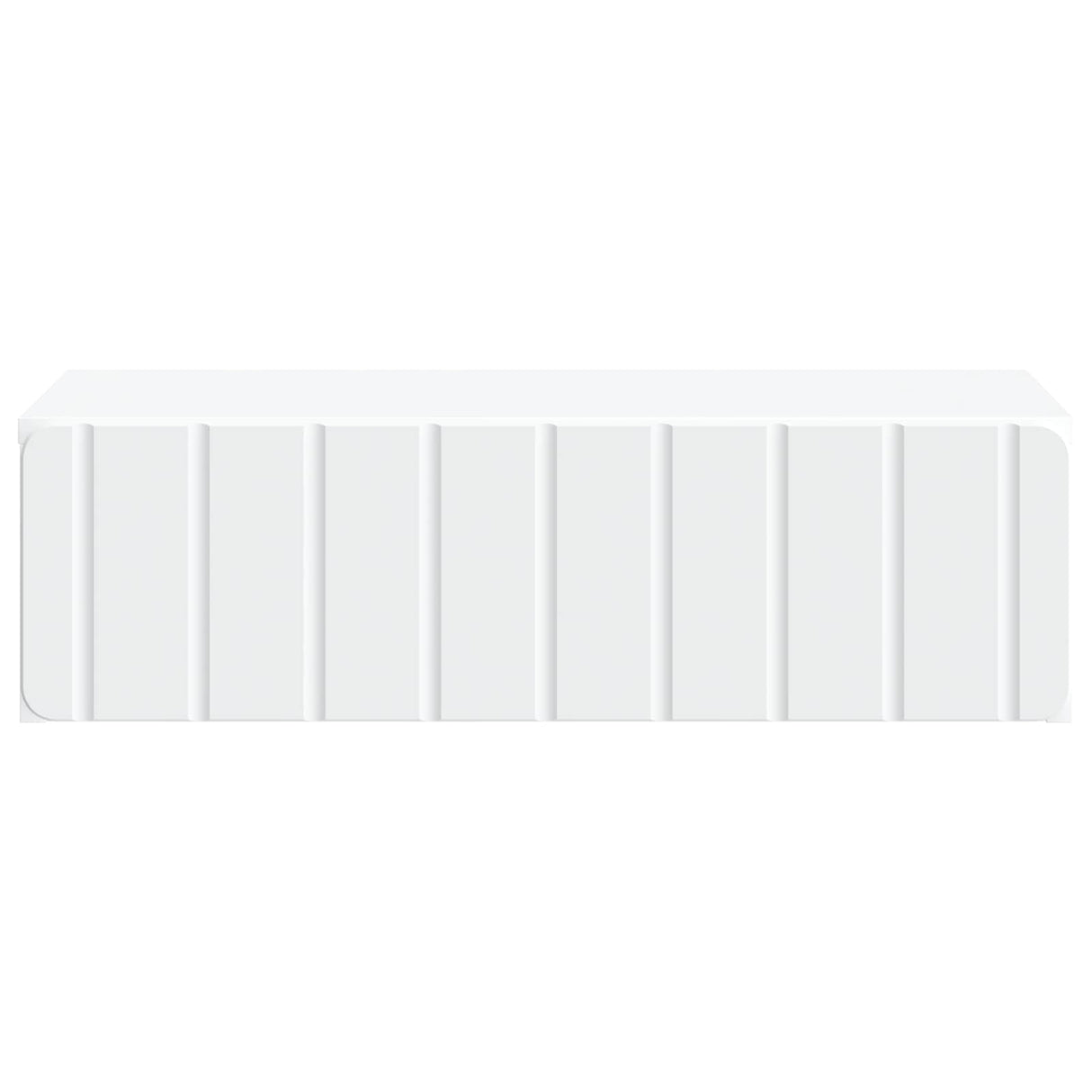 vidaXL Wall-Mounted Side Table White 59 x 34.5 x 17 cm Engineered Wood