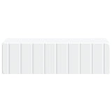 vidaXL Wall-Mounted Side Table White 59 x 34.5 x 17 cm Engineered Wood