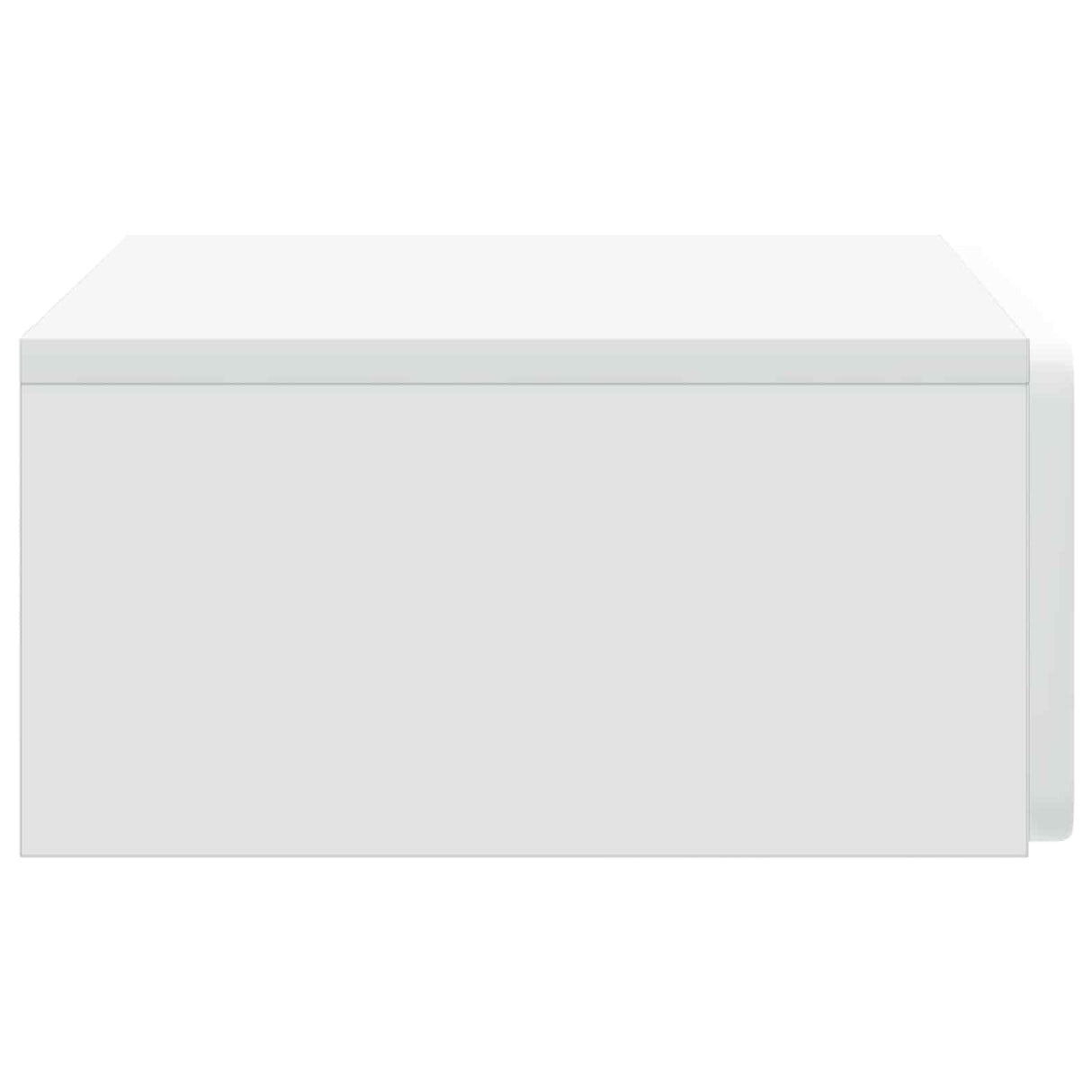 vidaXL Wall-Mounted Side Table White 59 x 34.5 x 17 cm Engineered Wood