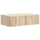 vidaXL Wall-Mounted Side Table White 59 x 34.5 x 17 cm Engineered Wood