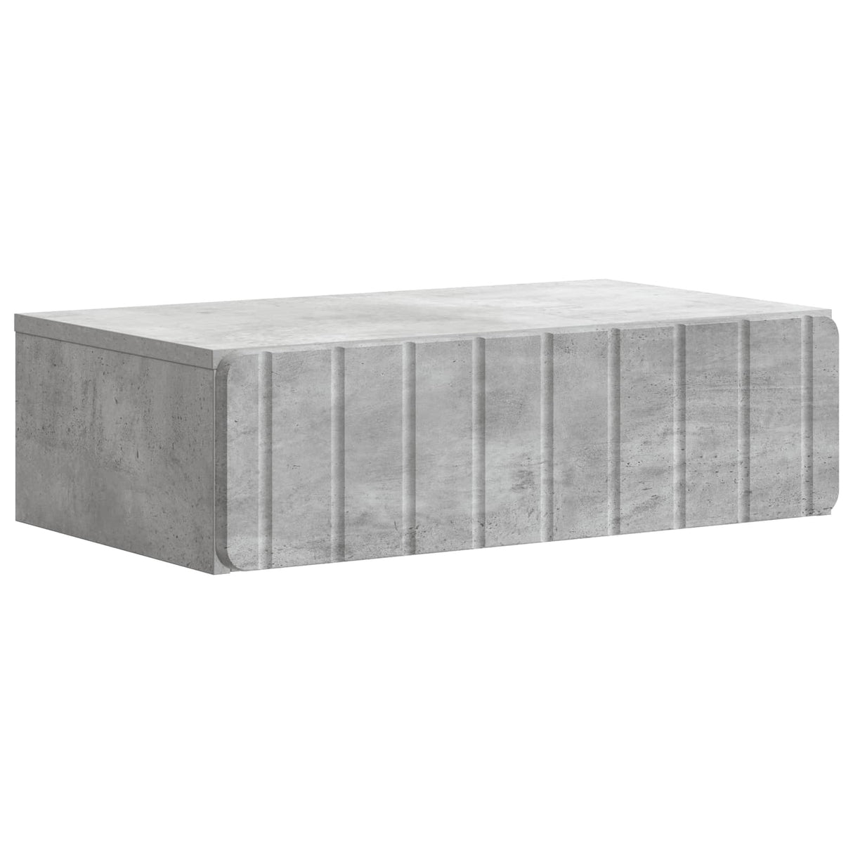 vidaXL Wall-Mounted Side Table White 59 x 34.5 x 17 cm Engineered Wood