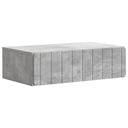 vidaXL Wall-Mounted Side Table White 59 x 34.5 x 17 cm Engineered Wood