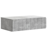 vidaXL Wall-Mounted Side Table White 59 x 34.5 x 17 cm Engineered Wood