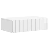 vidaXL Wall-Mounted Side Table White 59 x 34.5 x 17 cm Engineered Wood