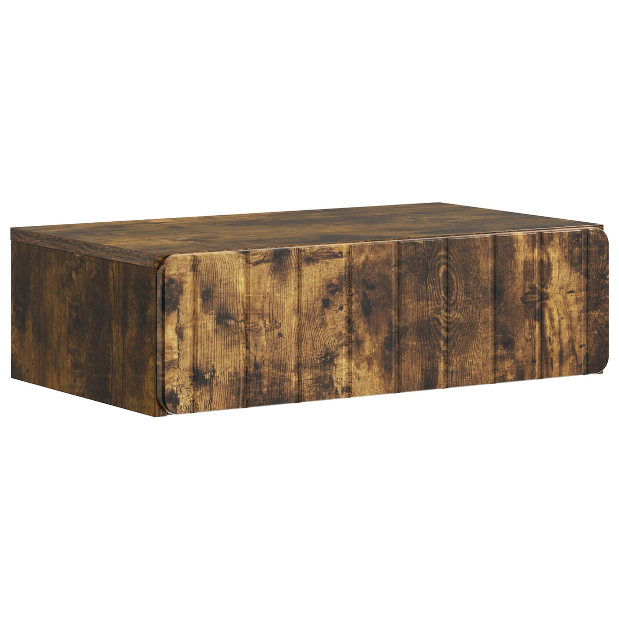vidaXL Wall-Mounted Side Table White 59 x 34.5 x 17 cm Engineered Wood