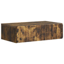 vidaXL Wall-Mounted Side Table White 59 x 34.5 x 17 cm Engineered Wood