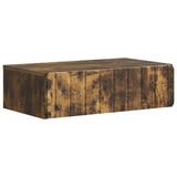 vidaXL Wall-Mounted Side Table White 59 x 34.5 x 17 cm Engineered Wood