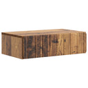vidaXL Wall-Mounted Side Table White 59 x 34.5 x 17 cm Engineered Wood